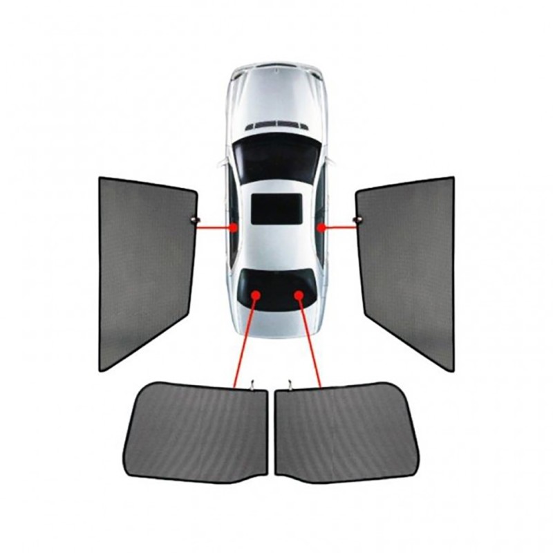 ΚΟΥΡΤΙΝΑΚΙΑ ΜΑΡΚΕ CAR SHADES ΓΙΑ TOYOTA YARIS 5D 2017-2019 - 4 ΤΕΜ. - CarShades - PVC.TOY-YARI-5-D