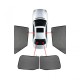 ΚΟΥΡΤΙΝΑΚΙΑ ΜΑΡΚΕ CAR SHADES ΓΙΑ TOYOTA YARIS 5D 2017-2019 - 4 ΤΕΜ. - CarShades - PVC.TOY-YARI-5-D