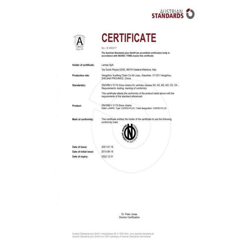 ΑΛΥΣΙΔΕΣ ΧΙΟΝΙΟΥ ΦΟΡΤΗΓΟΥ CARGO PLUS GR29 LAMPA - 2 ΤΕΜ. - Lampa - L1616.5 ΑΛΥΣΙΔΕΣ ΧΙΟΝΙΟΥ ΦΟΡΤΗΓΟΥ CARGO PLUS GR29 LAMPA - 2 ΤΕΜ. - Lampa - L1616.5