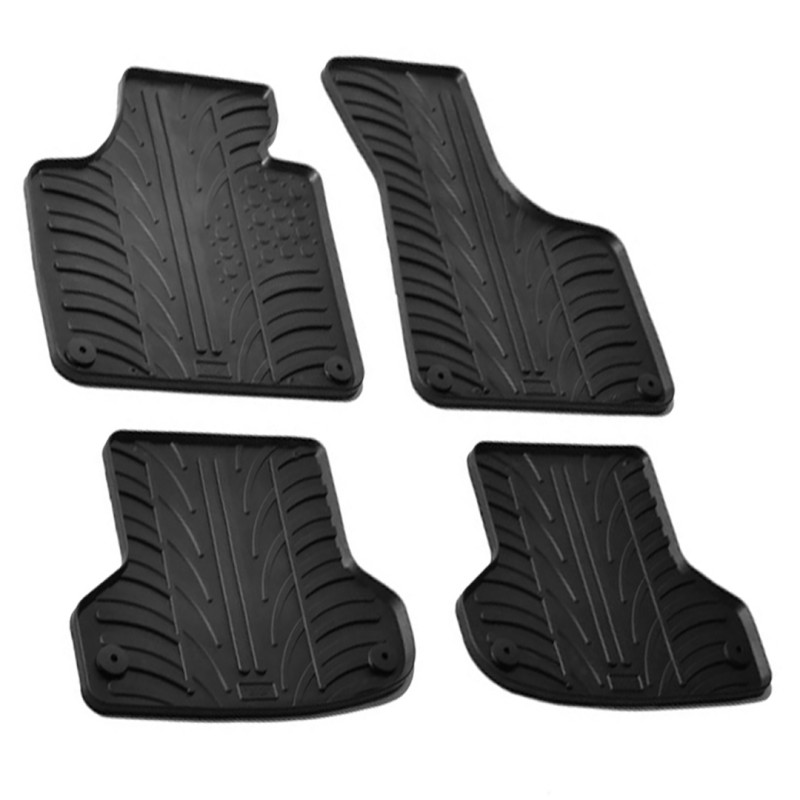 ΜΑΡΚΕ ΠΑΤΑΚΙΑ ΣΕ ΣΚΑΦΗ ΛΑΣΤΙΧΟ ΓΙΑ AUDI A3 CABRIO 3D / SPORTBACK 5D 5/2003-10/2012 SUMISURA ΣΕ ΜΑΥΡΟ ΧΡΩΜΑ ME ΚΟΥΜΠΩΜΑΤΑ LAMPA - 4 ΤΕΜ. - Lampa - L2437.6