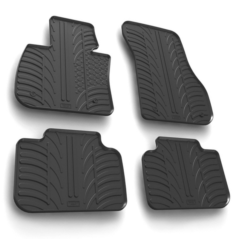 ΜΑΡΚΕ ΠΑΤΑΚΙΑ ΣΕ ΣΚΑΦΗ ΛΑΣΤΙΧΟ ΓΙΑ BMW X1 F48 11/2015+ SUMISURA ΣΕ ΜΑΥΡΟ ΧΡΩΜΑ ME ΚΟΥΜΠΩΜΑΤΑ LAMPA - 4 ΤΕΜ. - Lampa - L2448.3
