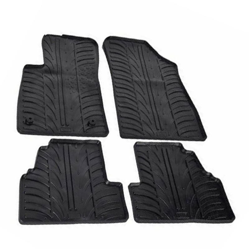ΜΑΡΚΕ ΠΑΤΑΚΙΑ ΣΕ ΣΚΑΦΗ ΛΑΣΤΙΧΟ ΓΙΑ CHEVROLET TRAX 03/2013-2015 / OPEL MOKKA 11/2012-2016 SUMISURA ΣΕ ΜΑΥΡΟ ΧΡΩΜΑ ME ΚΟΥΜΠΩΜΑΤΑ LAMPA - 4 ΤΕΜ. - Lampa - L2461.5