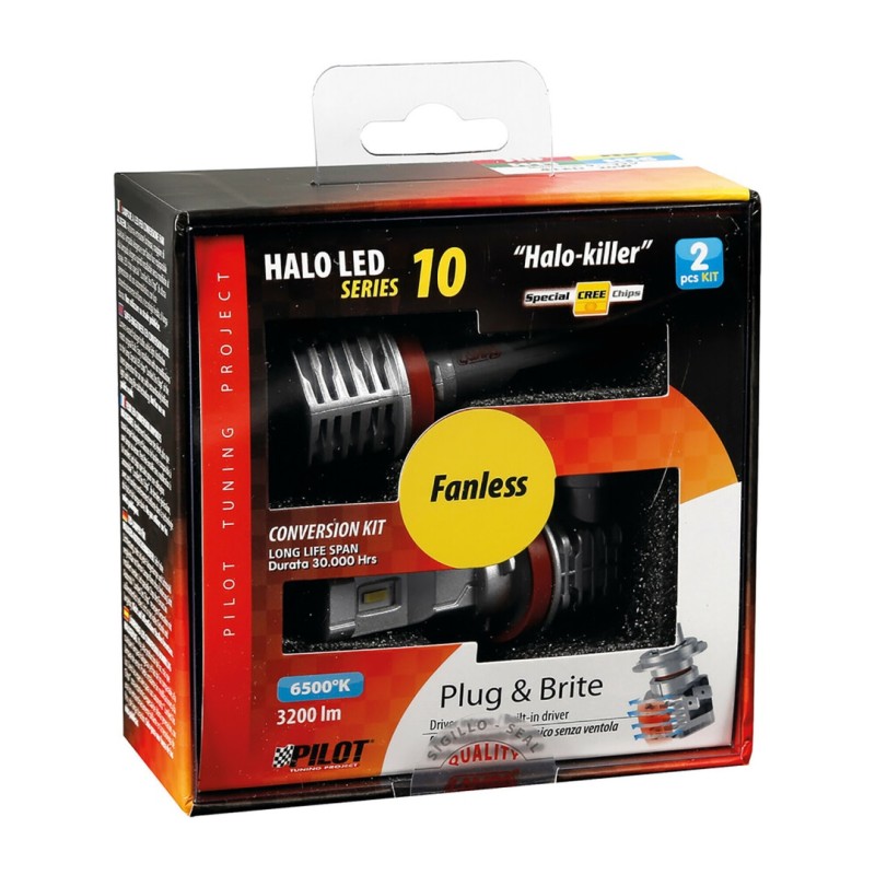 H8-H9-H11-H16 HALO KILLER PGJ19-X 9-32V -20W - 6500K - 3200lm HALO LED KIT SERIES 10 (12 LED ZES CHIPS) - 2 ΤΕΜ. - Lampa - L5773.2 H8-H9-H11-H16 HALO KILLER PGJ19-X 9-32V -20W - 6500K - 3200lm HALO LED KIT SERIES 10 (12 LED ZES CHIPS) - 2 ΤΕΜ. - Lampa - L5773.2