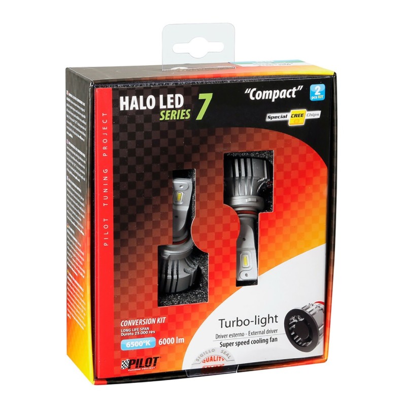 H10/HB3 9005 9-32V 6.500K 6.000lm 72W P20d HALO LED SERIE 7 COMPACT 6LED CREE 2ΤΕΜ. LED KIT - Lampa - L5778.0 H10/HB3 9005 9-32V 6.500K 6.000lm 72W P20d HALO LED SERIE 7 COMPACT 6LED CREE 2ΤΕΜ. LED KIT - Lampa - L5778.0