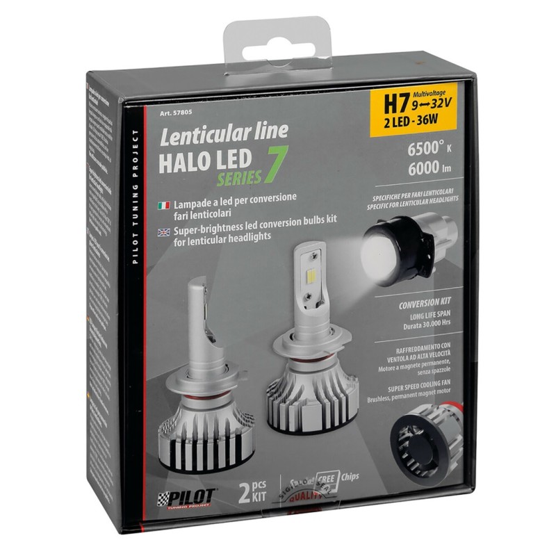 H7 9-32V 6.500K 6.000lm 72W PX26d HALO LED KIT SERIE 7 COMPAC 2ΤΕΜ (ΓΙΑ ΠΡΟΤΖΕΚΤΟΡΕΣ ΑΛΟΓΟΝΟΥ) - Lampa - L5780.5 H7 9-32V 6.500K 6.000lm 72W PX26d HALO LED KIT SERIE 7 COMPAC 2ΤΕΜ (ΓΙΑ ΠΡΟΤΖΕΚΤΟΡΕΣ ΑΛΟΓΟΝΟΥ) - Lampa - L5780.5