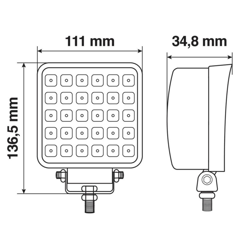 ΠΡΟΒΟΛΕΑΣ ΕΡΓΑΣΙΑ ΤΕΤΡΑΓΩΝΟΣ WL-27 30LED 30W 2.400lm 10-30V 136,5x111x34,8mm ΦΩΣ ΔΙΑΘΛΑΣΗΣ 1ΤΕΜ. - Lampa - L7218.9 ΠΡΟΒΟΛΕΑΣ ΕΡΓΑΣΙΑ ΤΕΤΡΑΓΩΝΟΣ WL-27 30LED 30W 2.400lm 10-30V 136,5x111x34,8mm ΦΩΣ ΔΙΑΘΛΑΣΗΣ 1ΤΕΜ. - Lampa - L7218.9