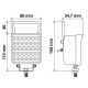 ΠΡΟΒΟΛΕΑΣ ΤΕΤΡΑΓΩΝΟΣ WL-28 16LED 16W 1.400lm 6.000K 10-30V 110x90x34,7mm ΦΩΣ ΔΙΑΘΛΑΣΗΣ 1ΤΕΜ. - Lampa - L7219.3