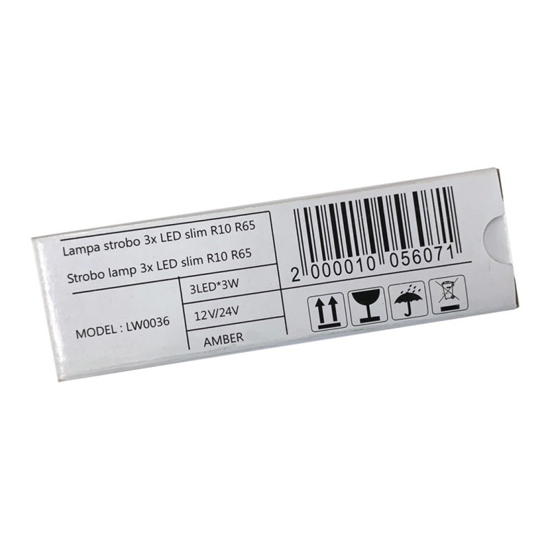 ΣΤΡΟΜΠΟ 12/24V 8x3x0,9cm ΠΟΡΤΟΚΑΛΙ 3LED 9W (3x3W) R65 R10 AMiO - 1 ΤΕΜ. - Amio - 02297/AM ΣΤΡΟΜΠΟ 12/24V 8x3x0,9cm ΠΟΡΤΟΚΑΛΙ 3LED 9W (3x3W) R65 R10 AMiO - 1 ΤΕΜ. - Amio - 02297/AM