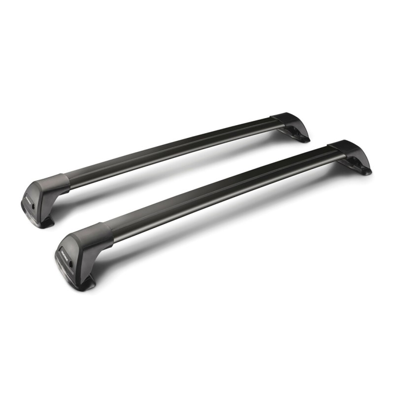 ΜΠΑΡΕΣ ΟΡΟΦΗΣ ΑΛΟΥΜΙΝΙΟΥ ΜΑΥΡΗ YAKIMA FLUSH MIXED 90+95cm ΜΕ ΚΛΕΙΔΙ - 2 TEM. - YAKIMA - Y8050233