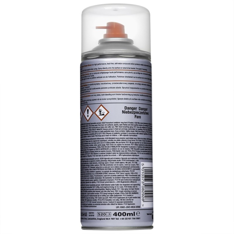 ΣΠΡΕΥ ΓΡΑΣΣΟ ΧΑΛΚΟΥ CARLUBE COPPER SPRAY GREASE 400ML - CarPlan - CP-CCG412 ΣΠΡΕΥ ΓΡΑΣΣΟ ΧΑΛΚΟΥ CARLUBE COPPER SPRAY GREASE 400ML - CarPlan - CP-CCG412