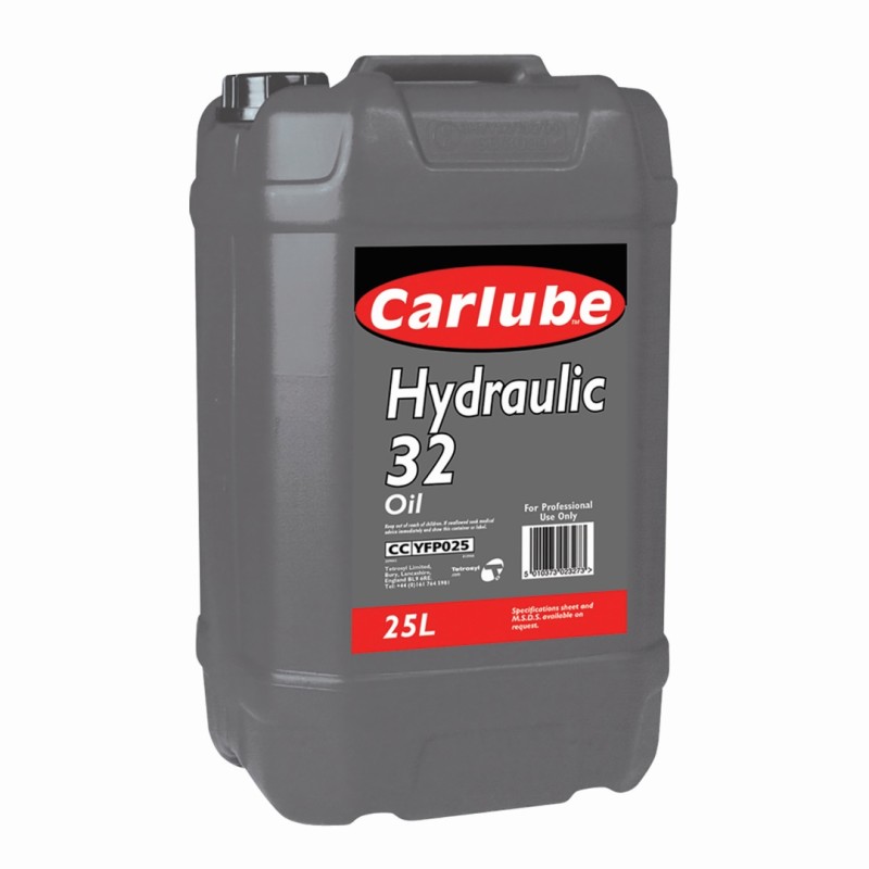 ΛΑΔΙ - ΥΔΡΑΥΛΙΚΟ ΥΓΡΟ 32 HM CARLUBE 25LT - CarPlan - CP-YFP025 ΛΑΔΙ - ΥΔΡΑΥΛΙΚΟ ΥΓΡΟ 32 HM CARLUBE 25LT - CarPlan - CP-YFP025