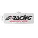 ΜΕΤΑΛΛΙΚΟ ΑΥΤΟΚΟΛΛΗΤΟ LOGO ''SIMONI RACING'' ΑΛΟΥΜΙΝΙΟΥ 94x32mm SIMONI RACING - 1ΤΕΜ. - Simoni Racing - SRCRM