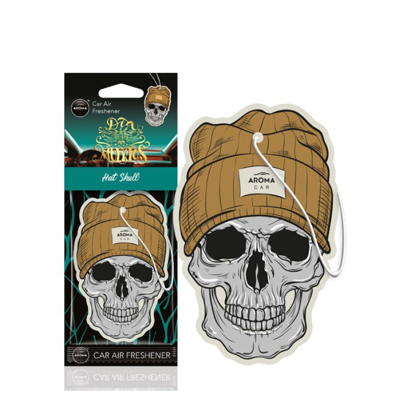 ΑΡΩΜΑΤΙΚΟ ΚΡΕΜΑΣΤΟ AROMA CAR MUERTOS HΑΤ SKULL ΑMiO - 1 TEM. - Amio - A83278/AM ΑΡΩΜΑΤΙΚΟ ΚΡΕΜΑΣΤΟ AROMA CAR MUERTOS HΑΤ SKULL ΑMiO - 1 TEM. - Amio - A83278/AM