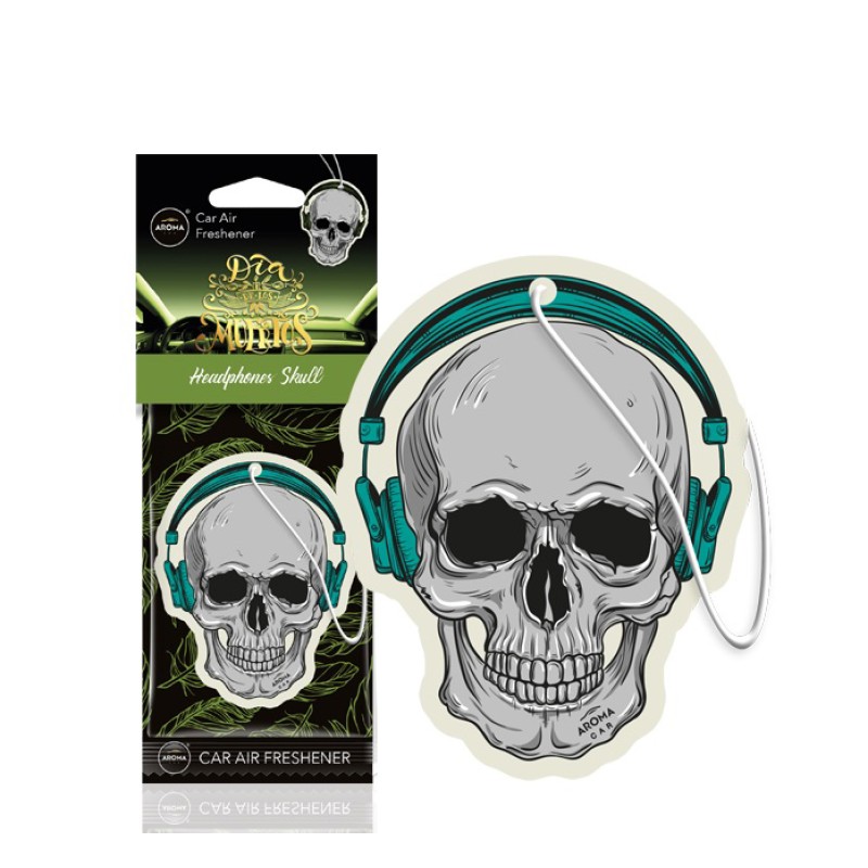 ΑΡΩΜΑΤΙΚΟ ΚΡΕΜΑΣΤΟ AROMA CAR MUERTOS HEADPHONES SKULL ΑMiO - 1 TEM. - Amio - A83277/AM ΑΡΩΜΑΤΙΚΟ ΚΡΕΜΑΣΤΟ AROMA CAR MUERTOS HEADPHONES SKULL ΑMiO - 1 TEM. - Amio - A83277/AM