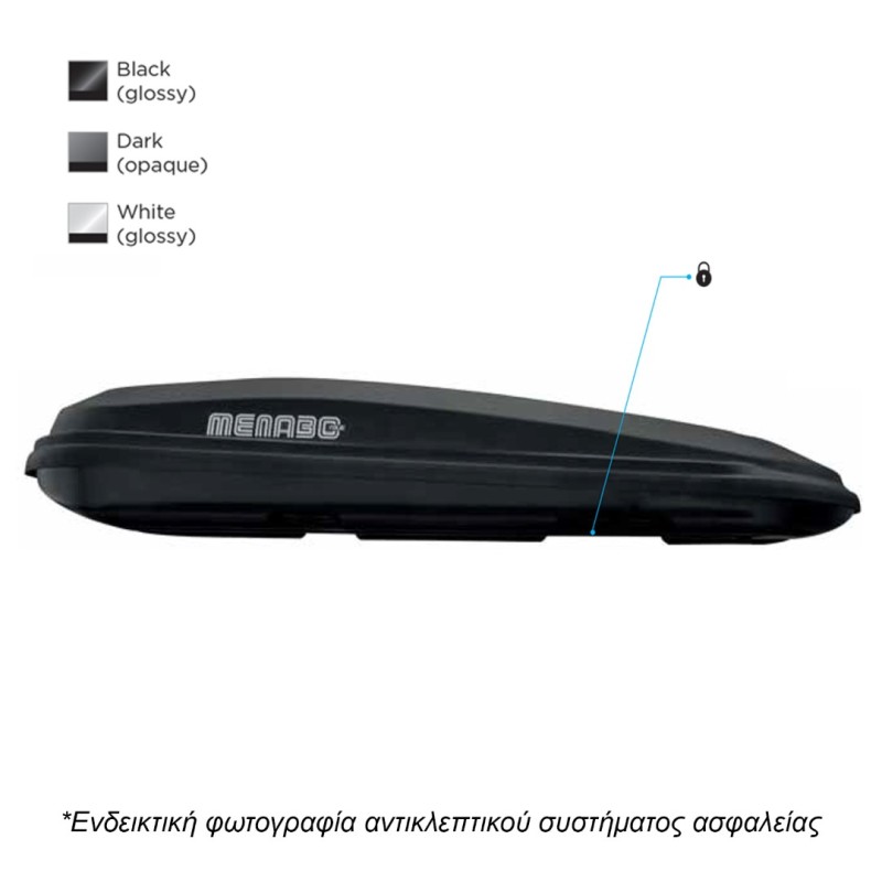 ΜΠΑΓΚΑΖΙΕΡΑ ΟΡΟΦΗΣ DIAMOND 450 BLACK (ΜΑΥΡΗ/ΓΥΑΛΙΣΤΕΡΗ) MENABO - MENABO - 8150/MB ΜΠΑΓΚΑΖΙΕΡΑ ΟΡΟΦΗΣ DIAMOND 450 BLACK (ΜΑΥΡΗ/ΓΥΑΛΙΣΤΕΡΗ) MENABO - MENABO - 8150/MB