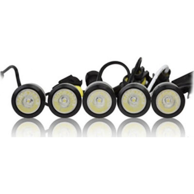 ΦΩΤΑ ΗΜΕΡΑΣ DRL 825S 12V ΠΡΟΣΘΕΤΟ DAYTIME ΔΙΕΘΝΗ ΜΕ 10LED 20x15mm  ΑΣΗΜΙ 2ΤΕΜ M-TECH - M-Tech - DL-DRL825S/MT