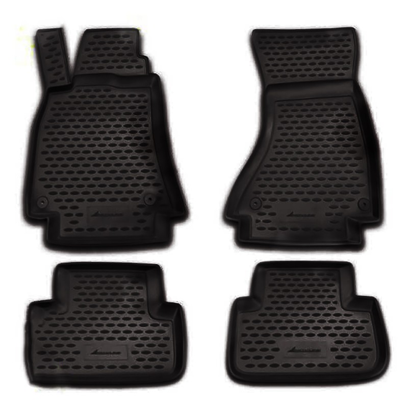 ΜΑΡΚΕ ΠΑΤΑΚΙΑ ΣΕ ΣΚΑΦΗ TPE ΛΑΣΤΙΧΟ ΓΙΑ AUDI A4 B6 4D 2000-2007  ΣΕ ΜΑΥΡΟ ΧΡΩΜΑ NOVLINE - 4 ΤΕΜ. - Novline - ELEMENT3D01961210K/NV