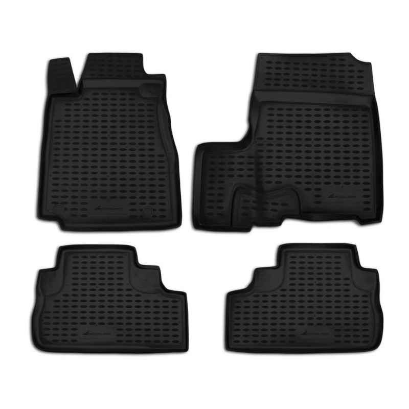 ΜΑΡΚΕ ΠΑΤΑΚΙΑ ΣΕ ΣΚΑΦΗ TPE ΛΑΣΤΙΧΟ ΓΙΑ HONDA CR-V III 2007+  ΣΕ ΜΑΥΡΟ ΧΡΩΜΑ NOVLINE - 4 ΤΕΜ. - Novline - NLC.18.16.210K/NV