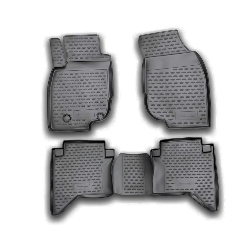 ΜΑΡΚΕ ΠΑΤΑΚΙΑ ΣΕ ΣΚΑΦΗ TPE ΛΑΣΤΙΧΟ ΓΙΑ TOYOTA HILUX 4D 2011-2015  ΣΕ ΜΑΥΡΟ ΧΡΩΜΑ NOVLINE - 4 ΤΕΜ. - Novline - NLC.48.52.210K/NV