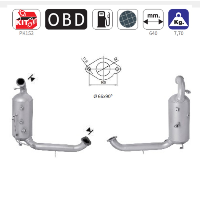 ΦΙΛΤΡΟ DPF FORD C-MAX,FOCUS /MAZDA 3 /VOLVO C30,S40,S80,V50,V70 - Americat - AS/FD5016 ΦΙΛΤΡΟ DPF FORD C-MAX,FOCUS /MAZDA 3 /VOLVO C30,S40,S80,V50,V70 - Americat - AS/FD5016