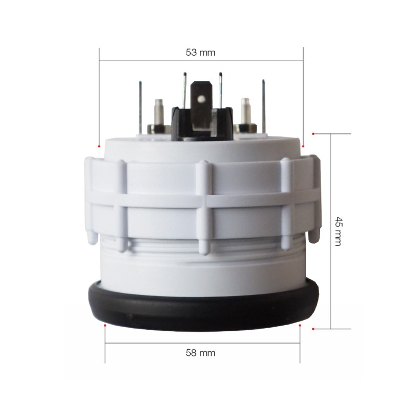 ΟΡΓΑΝΟ ΕΝΔΕΙΞΗΣ ΒΕΝΖΙΝΗΣ ΜΑΥΡΟ 52mm 2 INCH BLACK LINE - Simoni Racing - ΟΡΓ/FL/B ΟΡΓΑΝΟ ΕΝΔΕΙΞΗΣ ΒΕΝΖΙΝΗΣ ΜΑΥΡΟ 52mm 2 INCH BLACK LINE - Simoni Racing - ΟΡΓ/FL/B
