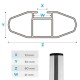KIT ΜΕ ΜΠΑΡΕΣ ΟΡΟΦΗΣ ΓΙΑ FORD TRANSIT CONNECT ΜΕ FLUSH RAILS 2013+ ΑΛΟΥΜΙΝΙΟΥ ΜΕΝΑΒΟ (LINCE XL 8880/MB) - MENABO - MP.FO.037/MB-ALU KIT ΜΕ ΜΠΑΡΕΣ ΟΡΟΦΗΣ ΓΙΑ FORD TRANSIT CONNECT ΜΕ FLUSH RAILS 2013+ ΑΛΟΥΜΙΝΙΟΥ ΜΕΝΑΒΟ (LINCE XL 8880/MB) - MENABO - MP.FO.037/MB-ALU