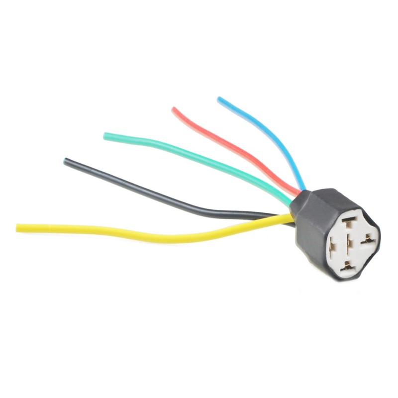 ΒΑΣΗ/ΦΙΣΑ ΚΕΡΑΜΙΚΗ ΓΙΑ ΡΕΛΕ 5 PIN ME 5 ΚΑΛΩΔΙΑ (14 cm) M-TECH - 1 ΤΕΜ. - M-Tech - GN017/MT ΒΑΣΗ/ΦΙΣΑ ΚΕΡΑΜΙΚΗ ΓΙΑ ΡΕΛΕ 5 PIN ME 5 ΚΑΛΩΔΙΑ (14 cm) M-TECH - 1 ΤΕΜ. - M-Tech - GN017/MT