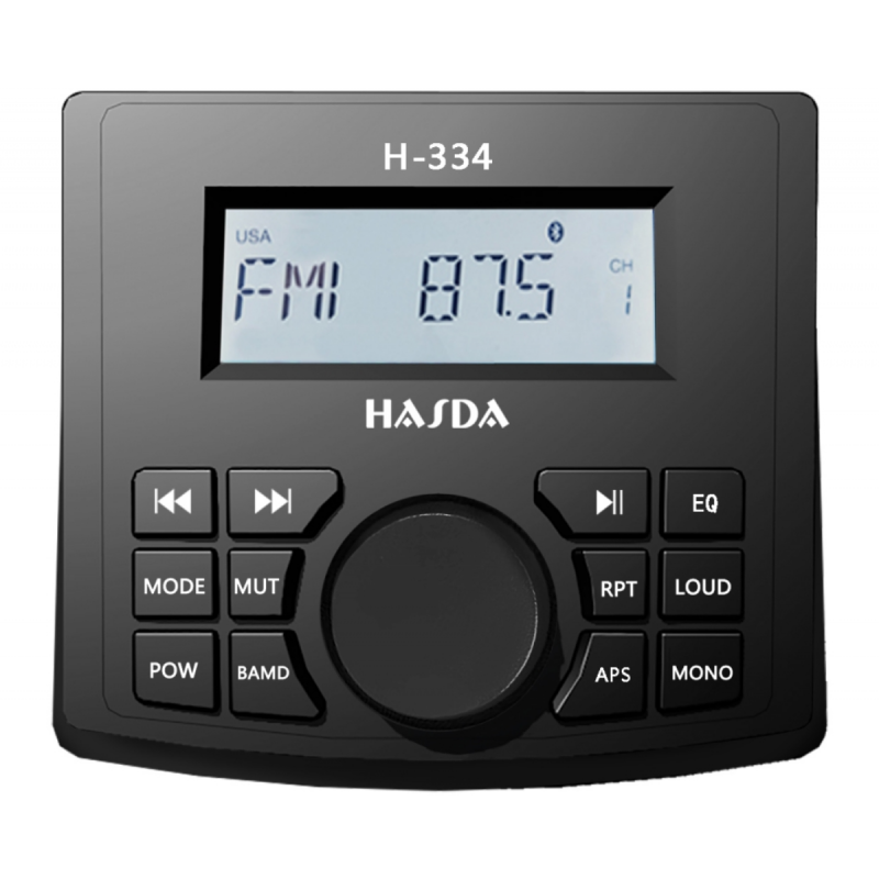 HASDA MP3 PLAYER H-334 4x50W ΜΕ ΡΑΔΙΟΦΩΝΟ/USB/BLUETOOTH (ΑΔΙΑΒΡΟΧΟ/ΜΑΥΡΟ) - Hasda - H-334/HSD HASDA MP3 PLAYER H-334 4x50W ΜΕ ΡΑΔΙΟΦΩΝΟ/USB/BLUETOOTH (ΑΔΙΑΒΡΟΧΟ/ΜΑΥΡΟ) - Hasda - H-334/HSD