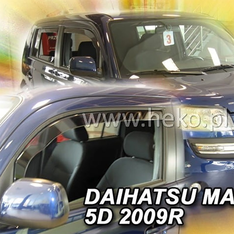 ΑΝΕΜΟΘΡΑΥΣΤΕΣ ΓΙΑ DAIHATSU MATERIA 5D 2006-2016 ΖΕΥΓΑΡΙ ΑΠΟ ΕΥΚΑΜΠΤΟ ΦΙΜΕ ΠΛΑΣΤΙΚΟ HEKO - 2 ΤΕΜ. - Heko - ΑΝΕΜ.13214