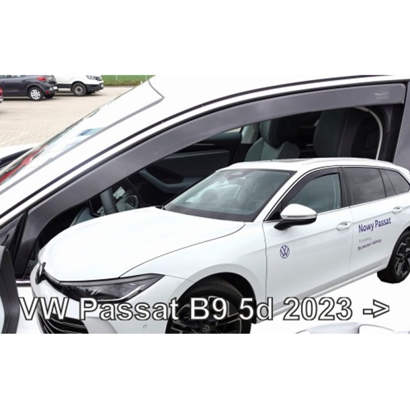 ΑΝΕΜΟΘΡΑΥΣΤΕΣ ΓΙΑ VW PASSAT B9 5D 2023+ ΖΕΥΓΑΡΙ ΑΠΟ ΕΥΚΑΜΠΤΟ ΦΙΜΕ ΠΛΑΣΤΙΚΟ HEKO - 2 ΤΕΜ. - Heko - ΑΝΕΜ.31038
