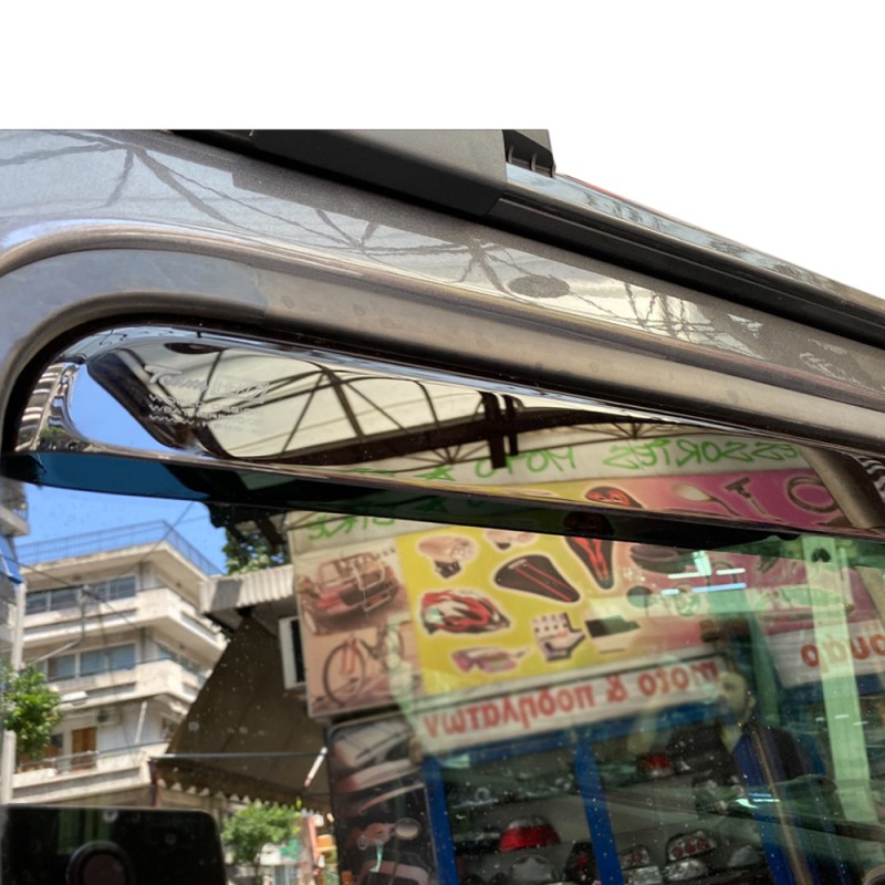 ΑΝΕΜΟΘΡΑΥΣΤΕΣ ΓΙΑ JEEP WRANGLER / GLADIATOR JL IV 5D 2019+ ΖΕΥΓΑΡΙ ΑΠΟ ΕΥΚΑΜΠΤΟ ΦΙΜΕ ΠΛΑΣΤΙΚΟ HEKO - 2 ΤΕΜ. - Heko - ΑΝΕΜ.19132