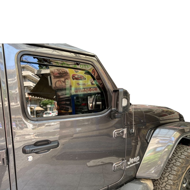 ΑΝΕΜΟΘΡΑΥΣΤΕΣ ΓΙΑ JEEP WRANGLER / GLADIATOR JL IV 5D 2019+ ΖΕΥΓΑΡΙ ΑΠΟ ΕΥΚΑΜΠΤΟ ΦΙΜΕ ΠΛΑΣΤΙΚΟ HEKO - 2 ΤΕΜ. - Heko - ΑΝΕΜ.19132