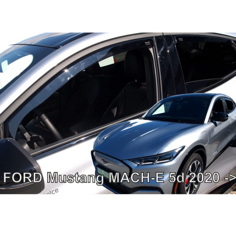 ΑΝΕΜΟΘΡΑΥΣΤΕΣ ΓΙΑ FORD MUSTANG MACH-E 5D 2020+ ΣΕΤ ΑΥΤΟΚΙΝΗΤΟΥ ΑΠΟ ΕΥΚΑΜΠΤΟ ΦΙΜΕ ΠΛΑΣΤΙΚΟ HEKO - 4 ΤΕΜ. - Heko - ΑΝΕΜ.SET15342