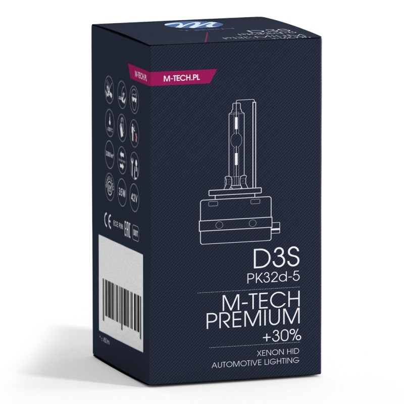 D3S 4.300k 35W PK32d-5 12/24V ΑΝΤΑΛΛΑΚΤΙΚΗ ΛΑΜΠΑ PREMIUM 1ΤΕΜ. - M-Tech - HID.ZMD3S43/MT D3S 4.300k 35W PK32d-5 12/24V ΑΝΤΑΛΛΑΚΤΙΚΗ ΛΑΜΠΑ PREMIUM 1ΤΕΜ. - M-Tech - HID.ZMD3S43/MT