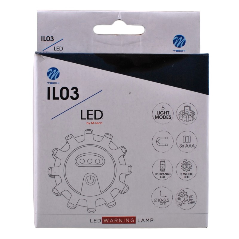 ΦΩΣ ΑΣΦΑΛΕΙΑΣ ΕΚΤΑΚΤΗΣ ΑΝΑΓΚΗΣ 100x100x35mm ΜΕ 15LED (3 ΛΕΥΚΟ +12 ΠΟΡΤΟΚΑΛΙ) 5 ΧΡΗΣΕΩΝ 1ΤΕΜ. M-TECH - M-Tech - IL03/MT ΦΩΣ ΑΣΦΑΛΕΙΑΣ ΕΚΤΑΚΤΗΣ ΑΝΑΓΚΗΣ 100x100x35mm ΜΕ 15LED (3 ΛΕΥΚΟ +12 ΠΟΡΤΟΚΑΛΙ) 5 ΧΡΗΣΕΩΝ 1ΤΕΜ. M-TECH - M-Tech - IL03/MT