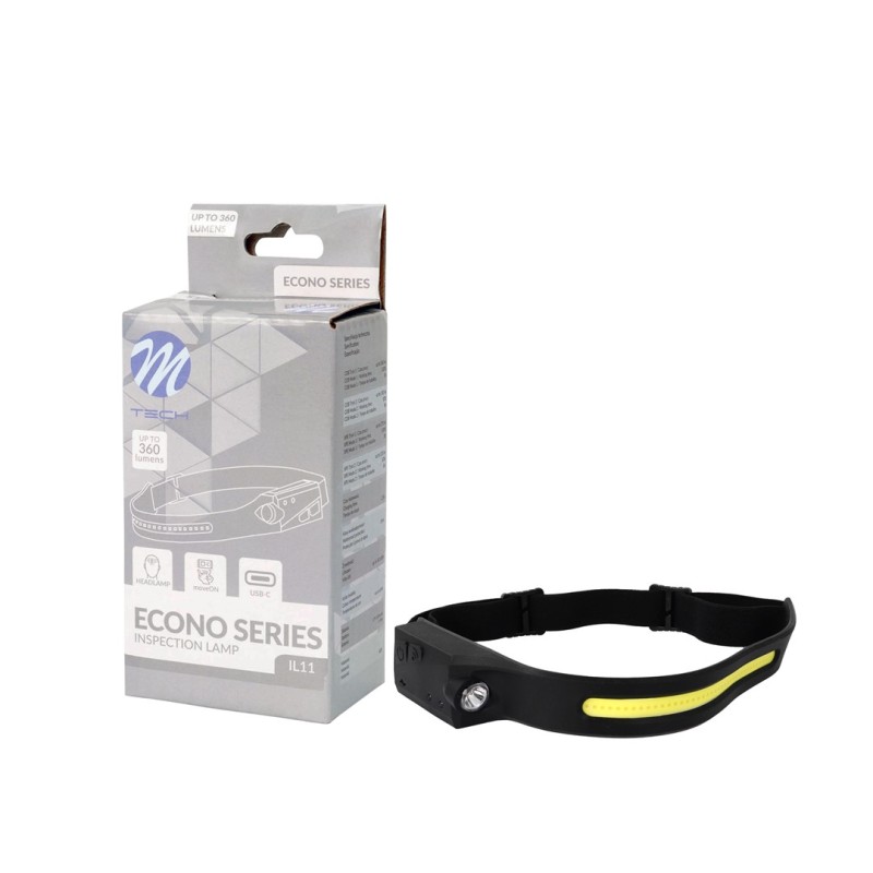 ΦΑΚΟΣ ΚΕΦΑΛΗΣ ΕΡΓΑΣΙΑΣ 360lm 1LED COB 4W + 1LED 3W 4 ΛΕΙΤΟΥΡΓΙΩΝ (ΛΕΥΚΟ) M-TECH - 1 ΤΕΜ. - M-Tech - IL11/MT