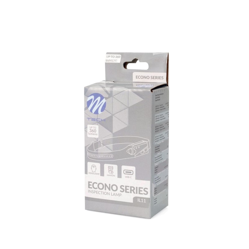 ΦΑΚΟΣ ΚΕΦΑΛΗΣ ΕΡΓΑΣΙΑΣ 360lm 1LED COB 4W + 1LED 3W 4 ΛΕΙΤΟΥΡΓΙΩΝ (ΛΕΥΚΟ) M-TECH - 1 ΤΕΜ. - M-Tech - IL11/MT
