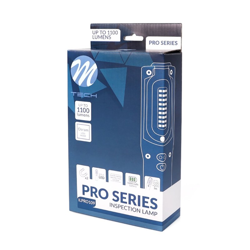 ΦΑΚΟΣ ΕΡΓΑΣΙΑΣ OSRAM 27+1LED (27x10W + 1x2W) 1100+200lm 5700K 4 ΛΕΙΤΟΥΡΓΙΩΝ M-TECH - M-Tech - ILPRO109/MT ΦΑΚΟΣ ΕΡΓΑΣΙΑΣ OSRAM 27+1LED (27x10W + 1x2W) 1100+200lm 5700K 4 ΛΕΙΤΟΥΡΓΙΩΝ M-TECH - M-Tech - ILPRO109/MT