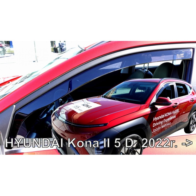 ΑΝΕΜΟΘΡΑΥΣΤΕΣ ΓΙΑ HYUNDAI KONA 5D 04/2023+ ΖΕΥΓΑΡΙ ΑΠΟ ΕΥΚΑΜΠΤΟ ΦΙΜΕ ΠΛΑΣΤΙΚΟ HEKO - 2 ΤΕΜ. - Heko - ΑΝΕΜ.17315