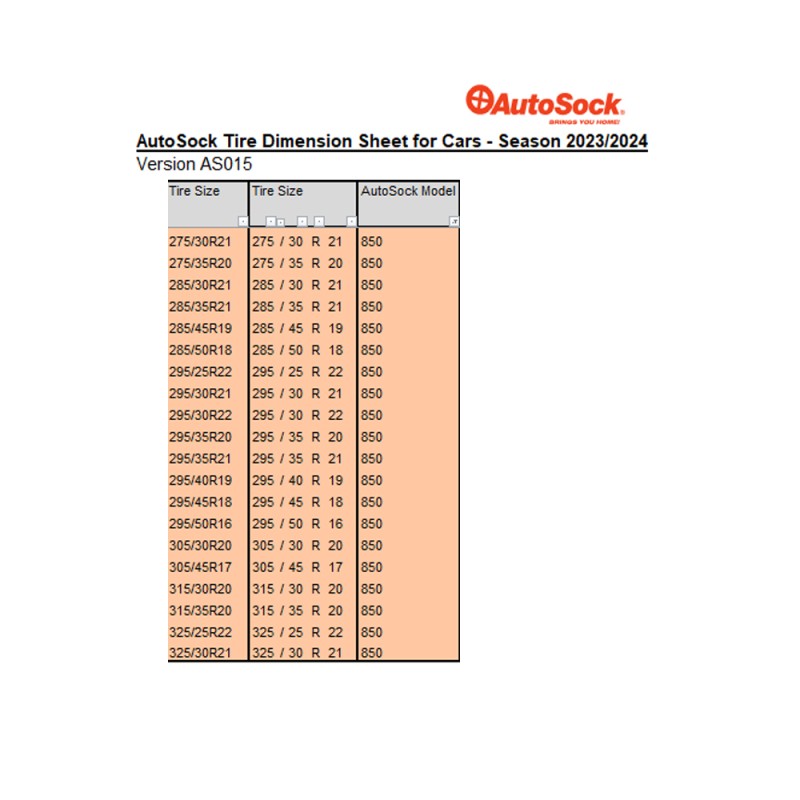 ΑΝΤΙΟΛΙΣΘΗΤΙΚΟ ΠΑΝΙ ΧΙΟΝΙΟΥ AUTOSOCK 850 HIGH PERFORMANCE EDITION - 2 ΤΕΜ. - Autosock - L.AS850 ΑΝΤΙΟΛΙΣΘΗΤΙΚΟ ΠΑΝΙ ΧΙΟΝΙΟΥ AUTOSOCK 850 HIGH PERFORMANCE EDITION - 2 ΤΕΜ. - Autosock - L.AS850