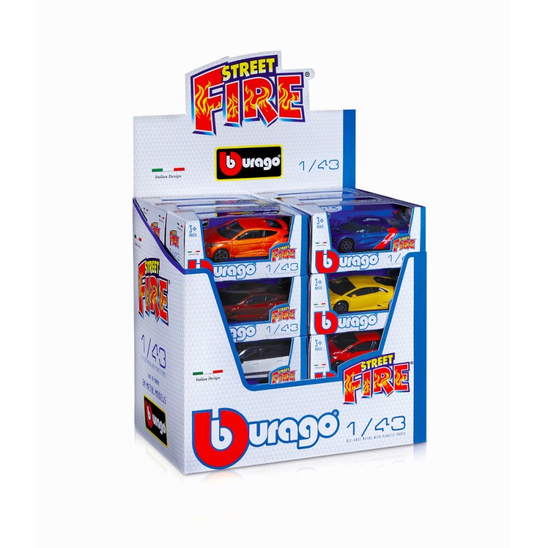 ΜΙΝΙΑΤΟΥΡΕΣ ΔΙΑΦΟΡΑ ΑΥΤΟΚΙΝΗΤΑ 1:43 BURAGO STREET FIRE - 24 ΤΕΜ. - Lampa - L.BU30010 ΜΙΝΙΑΤΟΥΡΕΣ ΔΙΑΦΟΡΑ ΑΥΤΟΚΙΝΗΤΑ 1:43 BURAGO STREET FIRE - 24 ΤΕΜ. - Lampa - L.BU30010