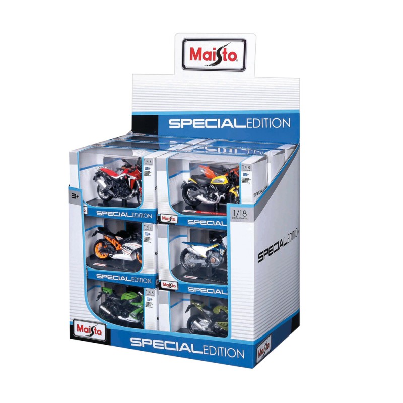 ΜΙΝΙΑΤΟΥΡΕΣ BMW/HONDA/KAWASAKI/SUZUKI/YAMAHA MOTO 1:18 MAISTO - 18 ΤΕΜ. - Lampa - L.BU34007 ΜΙΝΙΑΤΟΥΡΕΣ BMW/HONDA/KAWASAKI/SUZUKI/YAMAHA MOTO 1:18 MAISTO - 18 ΤΕΜ. - Lampa - L.BU34007