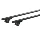 ΜΠΑΡΕΣ ΟΡΟΦΗΣ HELIO BLACK (M) 120cm ΑΛΟΥΜΙΝΙΟΥ ΜΑΥΡΗ ΜΕ ΚΛΕΙΔΑΡΙΕΣ (FLUSH RAILING)  NORDRIVE - 2 TEM. - Nordrive - N15060