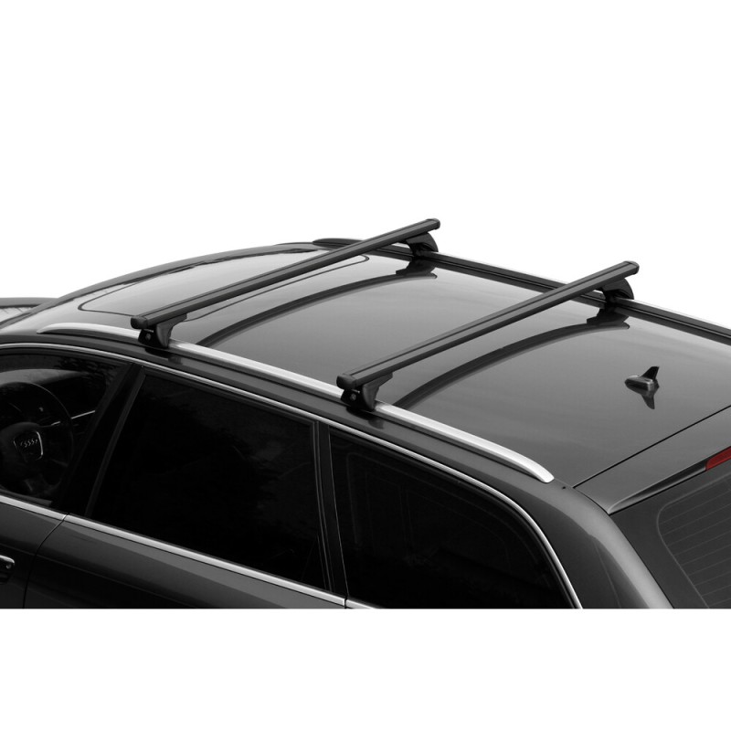 ΜΠΑΡΕΣ ΟΡΟΦΗΣ HELIO BLACK (M) 120cm ΑΛΟΥΜΙΝΙΟΥ ΜΑΥΡΗ ΜΕ ΚΛΕΙΔΑΡΙΕΣ (FLUSH RAILING)  NORDRIVE - 2 TEM. - Nordrive - N15060