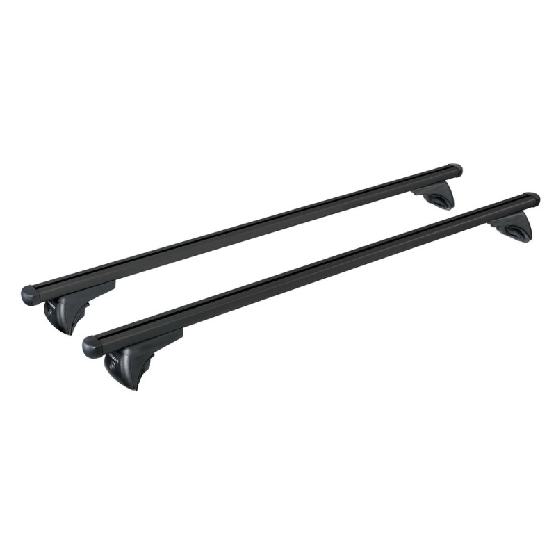 ΜΠΑΡΕΣ ΟΡΟΦΗΣ HELIO BLACK (M) 120cm ΑΛΟΥΜΙΝΙΟΥ ΜΑΥΡΗ ΜΕ ΚΛΕΙΔΑΡΙΕΣ (FLUSH RAILING)  NORDRIVE - 2 TEM. - Nordrive - N15060