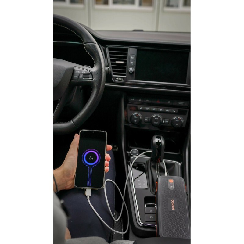 ΕΚΚΙΝΗΤΗΣ ΜΠΑΤΑΡΙΑΣ/POWER BANK/ΦΑΚΟΣ/2xUSB (8000cc ΒΕΝΖΙΝΗ/4000cc DIESEL) 12V 16800mAh 700g OSRAM - 1 ΤΕΜ. - Osram - L.OBSL400/OA