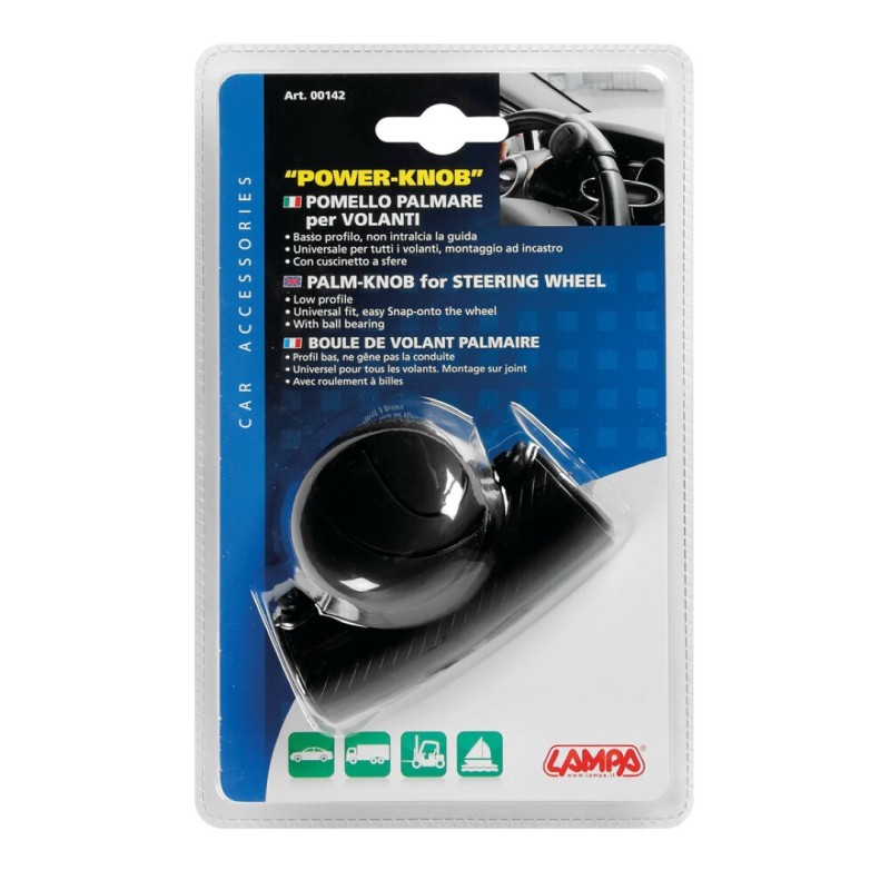 ΤΕΜΠΕΛΗΣ ΤΙΜΟΝΙΟΥ PALM-KNOB ΜΑΥΡΟ 26-35 mm - Lampa - L0014.2 ΤΕΜΠΕΛΗΣ ΤΙΜΟΝΙΟΥ PALM-KNOB ΜΑΥΡΟ 26-35 mm - Lampa - L0014.2