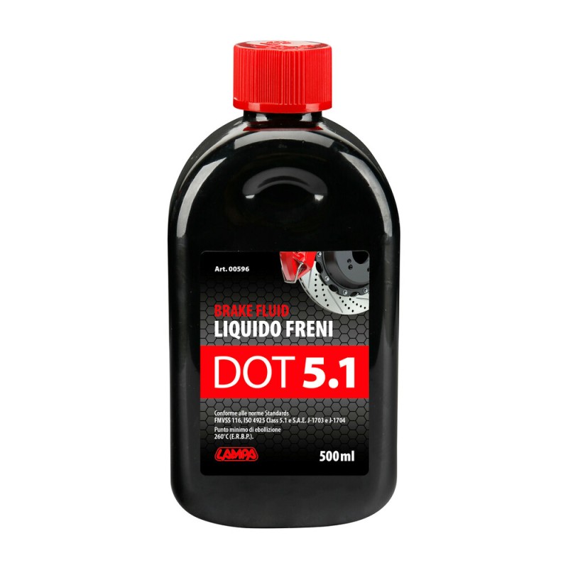 ΥΓΡΟ ΦΡΕΝΩΝ DOT 5.1 - FMVSS 116 / ISO 4925 CLASS 5.1 / SAE J-1704 500ml LAMPA - 1 ΤΕΜ. - Lampa - L0059.6 ΥΓΡΟ ΦΡΕΝΩΝ DOT 5.1 - FMVSS 116 / ISO 4925 CLASS 5.1 / SAE J-1704 500ml LAMPA - 1 ΤΕΜ. - Lampa - L0059.6