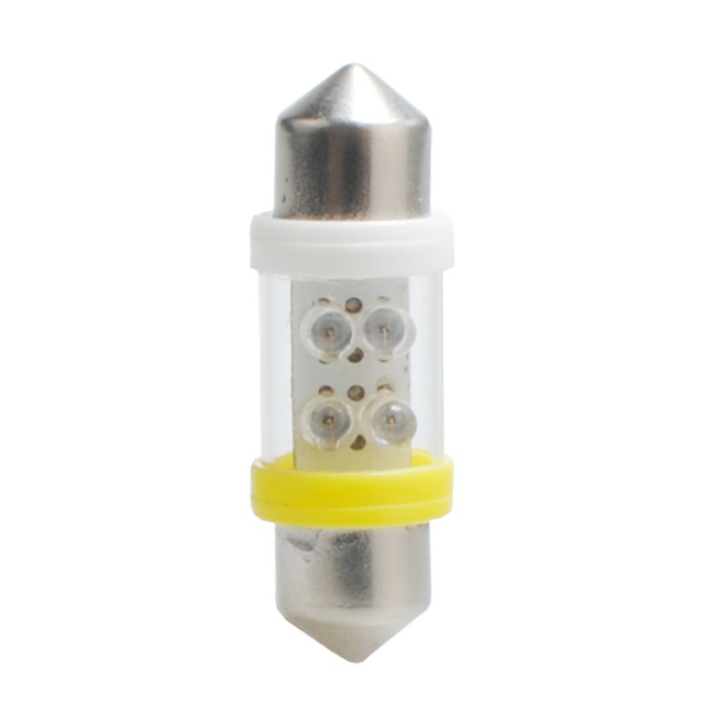 ΛΑΜΠΑΚΙΑ ΠΛΑΦΟΝΙΕΡΑΣ C5W/C10W 12V 0,49W SV8,5 36mm LED 4xFlux 3mm ΚΙΤΡΙΝΟ 1ΤΕΜ. - M-Tech - L022Y/MT ΛΑΜΠΑΚΙΑ ΠΛΑΦΟΝΙΕΡΑΣ C5W/C10W 12V 0,49W SV8,5 36mm LED 4xFlux 3mm ΚΙΤΡΙΝΟ 1ΤΕΜ. - M-Tech - L022Y/MT