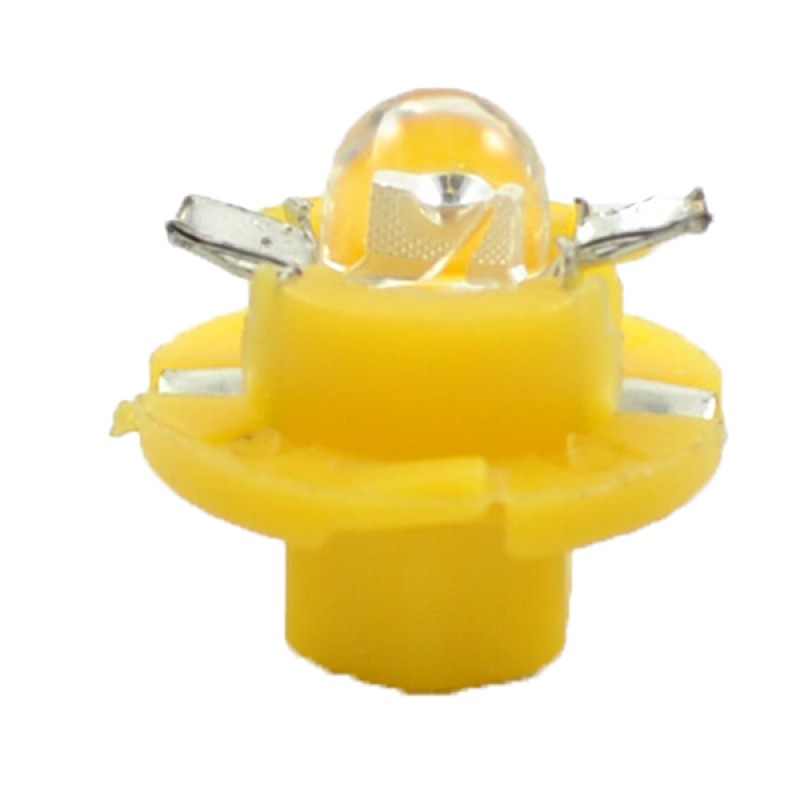BAX 12V B8,4d 0,2W LED 1xFLUX 5mm ΚΙΤΡΙΝΟ 1ΤΕΜ. - M-Tech - L049Y/MT